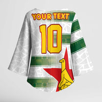 Custom Zimbabwe Rugby The Champions 2025 Kimono Sleeve Blouse Warriors Sable Antelope - Wonder Print Shop