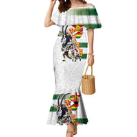 Custom Zimbabwe Rugby The Champions 2025 Mermaid Dress Warriors Sable Antelope - Wonder Print Shop