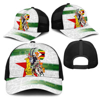 Zimbabwe Rugby The Champions 2025 Mesh Trucker Cap Warriors Sable Antelope - Wonder Print Shop