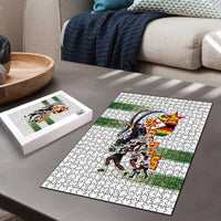 Zimbabwe Rugby The Champions 2025 Puzzle Warriors Sable Antelope - Wonder Print Shop