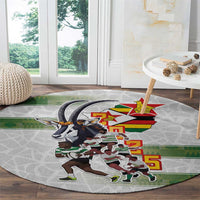 Zimbabwe Rugby The Champions 2025 Round Carpet Warriors Sable Antelope - Wonder Print Shop