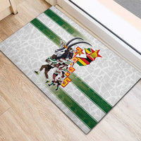 Zimbabwe Rugby The Champions 2025 Rubber Doormat Warriors Sable Antelope - Wonder Print Shop