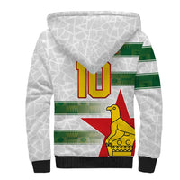 Custom Zimbabwe Rugby The Champions 2025 Sherpa Hoodie Warriors Sable Antelope - Wonder Print Shop