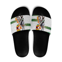 Zimbabwe Rugby The Champions 2025 Slide Sandals Warriors Sable Antelope - Wonder Print Shop
