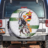 Zimbabwe Rugby The Champions 2025 Spare Tire Cover Warriors Sable Antelope - Wonder Print Shop