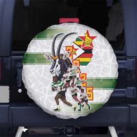 Zimbabwe Rugby The Champions 2025 Spare Tire Cover Warriors Sable Antelope - Wonder Print Shop