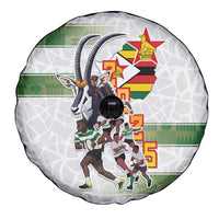 Zimbabwe Rugby The Champions 2025 Spare Tire Cover Warriors Sable Antelope - Wonder Print Shop