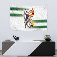 Zimbabwe Rugby The Champions 2025 Tapestry Warriors Sable Antelope - Wonder Print Shop