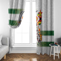 Zimbabwe Rugby The Champions 2025 Window Curtain Warriors Sable Antelope - Wonder Print Shop