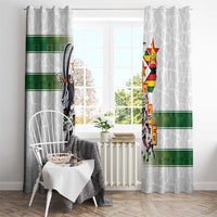 Zimbabwe Rugby The Champions 2025 Window Curtain Warriors Sable Antelope - Wonder Print Shop