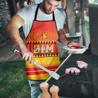 Zimbabwe Cricket Apron African Heritage Stripes Style - Wonder Print Shop