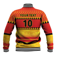 Custom Zimbabwe Cricket Baseball Jacket African Heritage Stripes Style - Wonder Print Shop