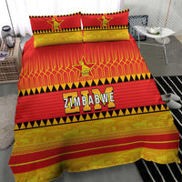Zimbabwe Cricket Bedding Set African Heritage Stripes Style - Wonder Print Shop