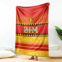 Zimbabwe Cricket Blanket African Heritage Stripes Style - Wonder Print Shop