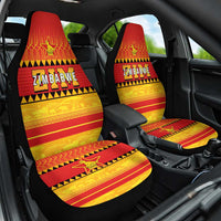 Zimbabwe Cricket Car Seat Cover African Heritage Stripes Style - Wonder Print Shop