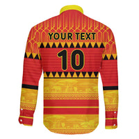 Custom Zimbabwe Cricket Family Matching Puletasi and Hawaiian Shirt African Heritage Stripes Style - Wonder Print Shop