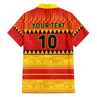 Custom Zimbabwe Cricket Family Matching Tank Maxi Dress and Hawaiian Shirt African Heritage Stripes Style - Wonder Print Shop