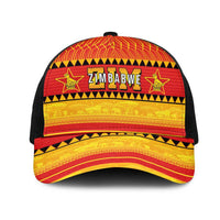 Zimbabwe Cricket Mesh Trucker Cap African Heritage Stripes Style - Wonder Print Shop