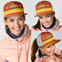Zimbabwe Cricket Mesh Trucker Cap African Heritage Stripes Style - Wonder Print Shop