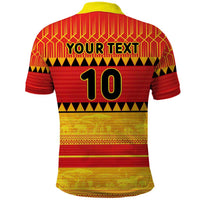Custom Zimbabwe Cricket Polo Shirt African Heritage Stripes Style - Wonder Print Shop