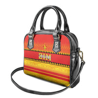 Zimbabwe Cricket Shoulder Handbag African Heritage Stripes Style - Wonder Print Shop