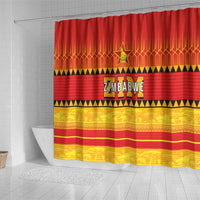 Zimbabwe Cricket Shower Curtain African Heritage Stripes Style - Wonder Print Shop