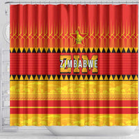 Zimbabwe Cricket Shower Curtain African Heritage Stripes Style - Wonder Print Shop