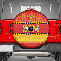 Zimbabwe Cricket Spare Tire Cover African Heritage Stripes Style - Wonder Print Shop