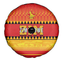 Zimbabwe Cricket Spare Tire Cover African Heritage Stripes Style - Wonder Print Shop