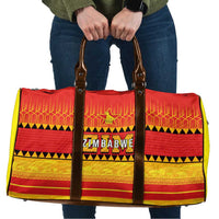 Zimbabwe Cricket Travel Bag African Heritage Stripes Style - Wonder Print Shop