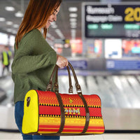 Zimbabwe Cricket Travel Bag African Heritage Stripes Style - Wonder Print Shop