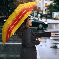 Zimbabwe Cricket Umbrella African Heritage Stripes Style - Wonder Print Shop