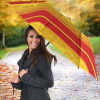 Zimbabwe Cricket Umbrella African Heritage Stripes Style - Wonder Print Shop