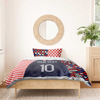 Custom Croatia Football Go Checkered Ones Bedding Set
