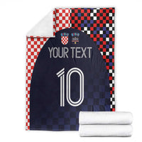Custom Croatia Football Go Checkered Ones Blanket