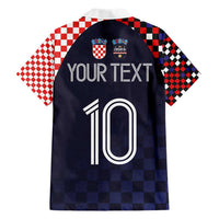 Custom Croatia Football Go Checkered Ones Hawaiian Shirt