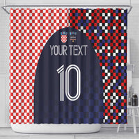 Custom Croatia Football Go Checkered Ones Shower Curtain - Wonder Print Shop