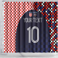 Custom Croatia Football Go Checkered Ones Shower Curtain - Wonder Print Shop
