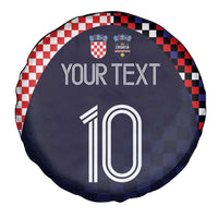 Custom Croatia Football Go Checkered Ones Spare Tire Cover - Wonder Print Shop