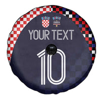 Custom Croatia Football Go Checkered Ones Spare Tire Cover - Wonder Print Shop