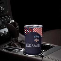 Custom Croatia Football - Go Checkered Ones Tumbler Cup - Wonder Print Shop
