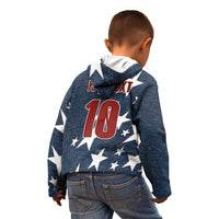 Custom United States Soccer Kid Hoodie Retro 1994 Denim Style