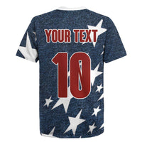 Custom United States Soccer Rugby Jersey Retro 1994 Denim Style - Wonder Print Shop