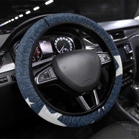 United States Soccer Steering Wheel Cover Retro 1994 Denim Style - Wonder Print Shop