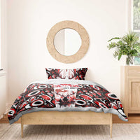Canada Day Bedding Set The Forest Moose and Maple Leaves-Haida Pattern