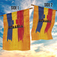 Personalized Romania Flag Day Garden Flag Traditional Pattern Royal Style