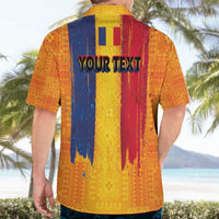 Personalized Romania Flag Day Hawaiian Shirt Traditional Pattern Royal Style