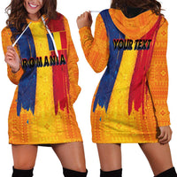 Personalized Romania Flag Day Hoodie Dress Traditional Pattern Royal Style
