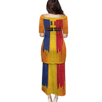 Personalized Romania Flag Day Puletasi Traditional Pattern Royal Style