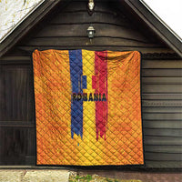 Personalized Romania Flag Day Quilt Traditional Pattern Royal Style